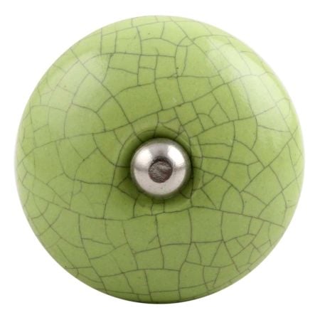 Green Black Crackle Ceramic Wine Stopper